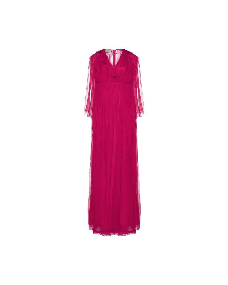 Gucci Multicolor Silk Dress Dresses