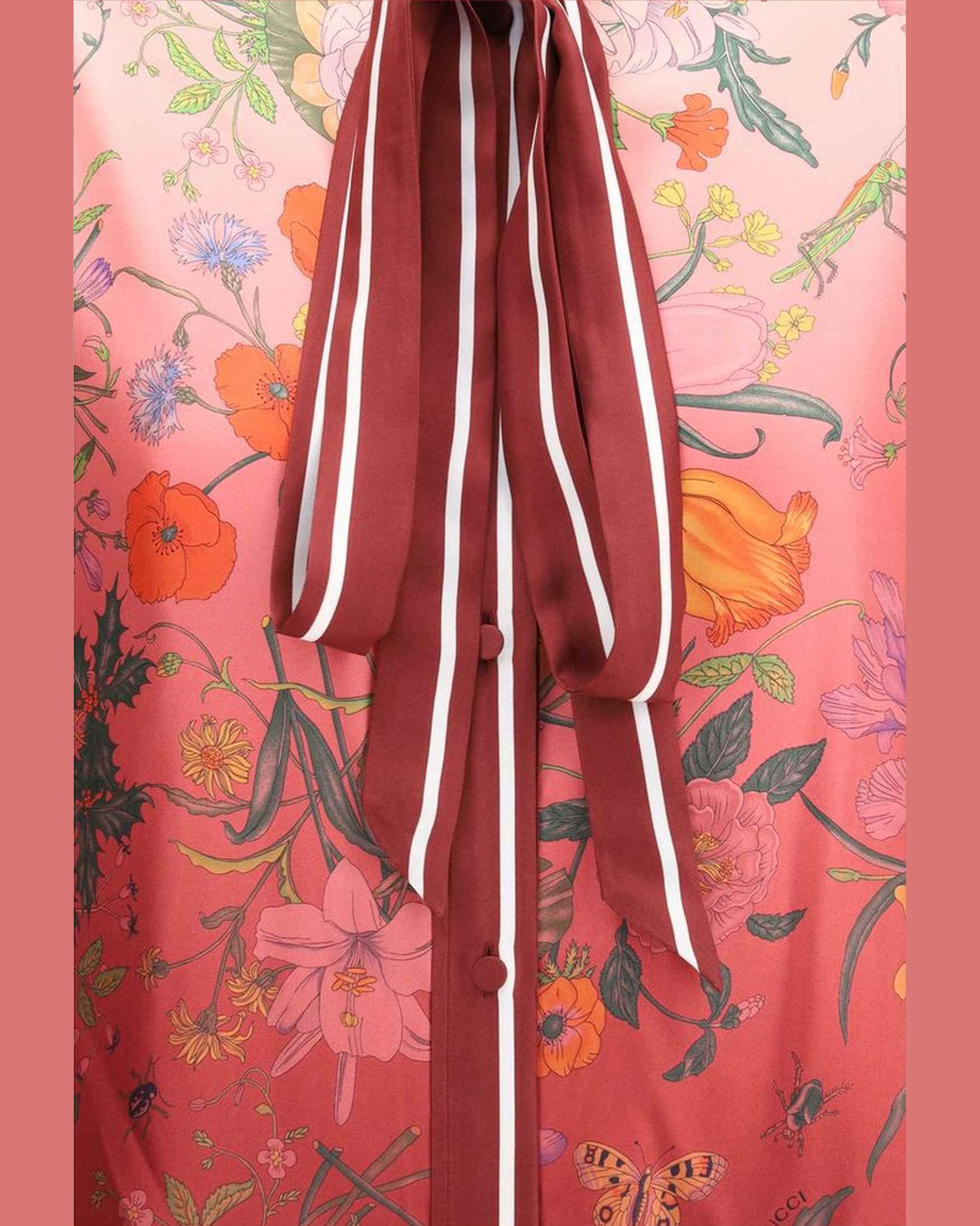 Gucci Silk Floral Shirt Glam Steals