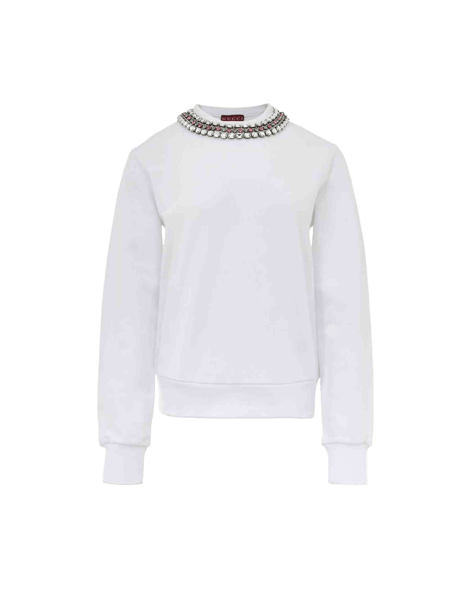 Gucci Cotton White Sweatshirt Glam Steals
