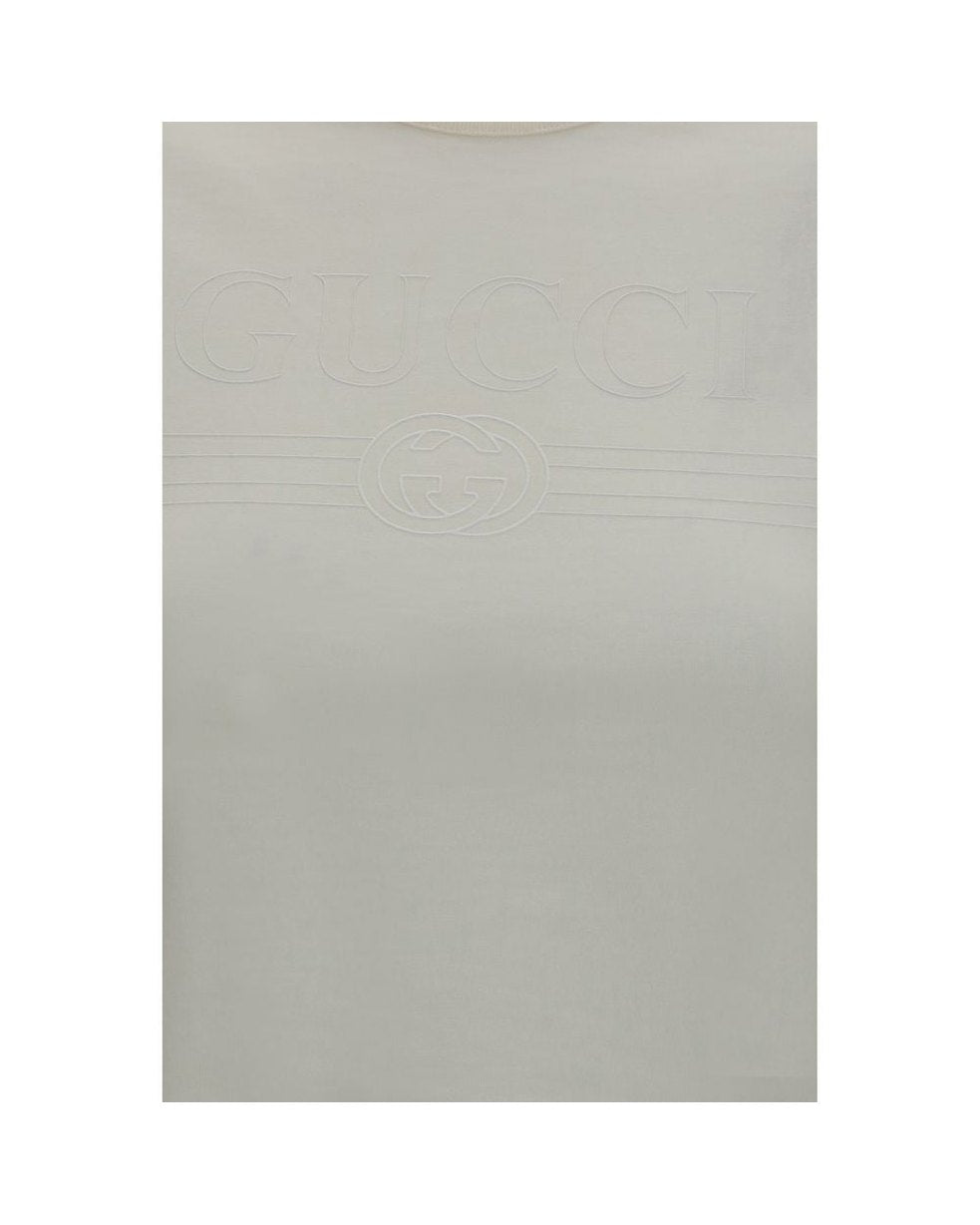 Gucci White Cotton T-shirt Glam Steals