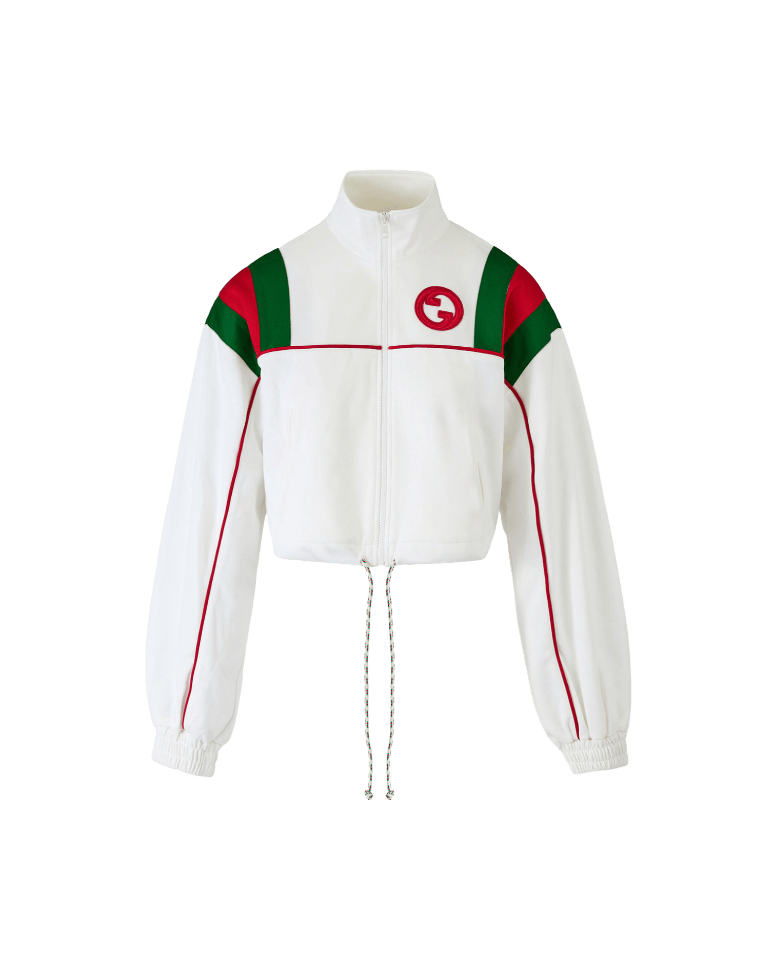 Gucci Polyester White Logo Sweatshirt Glam Steals