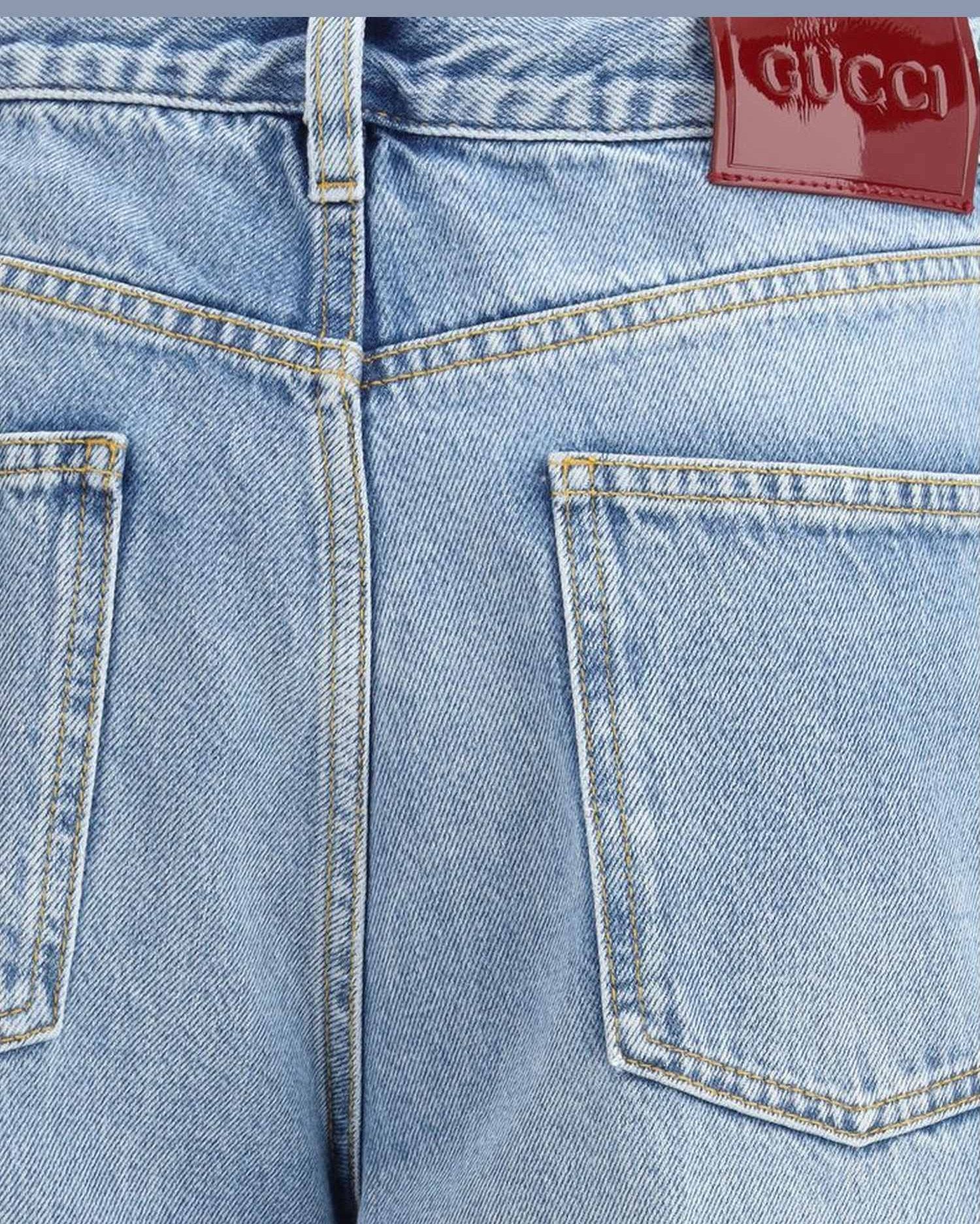 Gucci Wide Leg Jeans Glam Steals