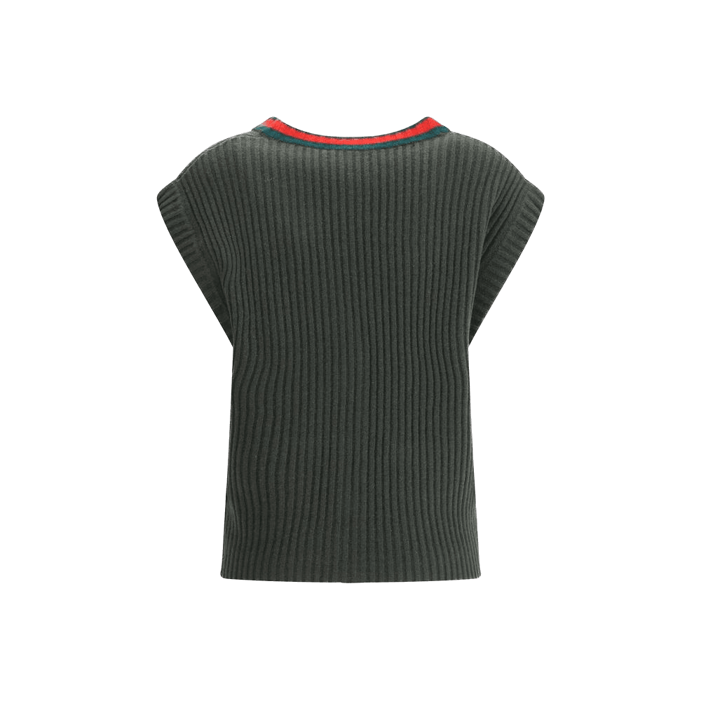 Gucci Wool Cardigan Vest Glam Steals