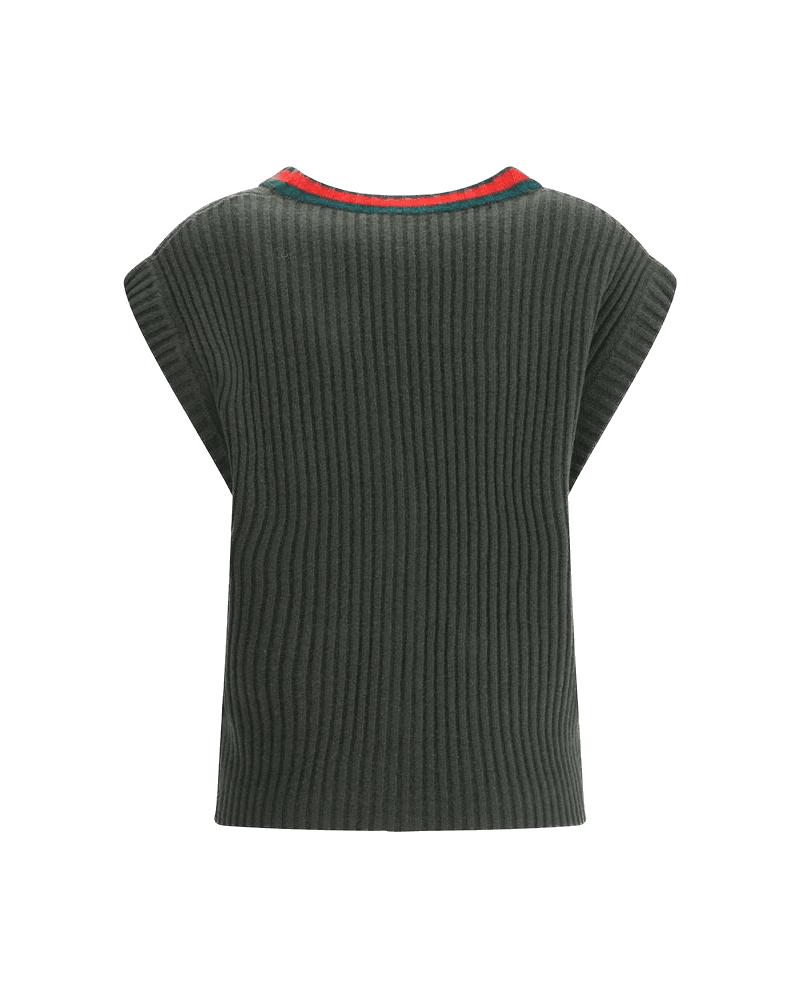 Gucci Wool Cardigan Vest Glam Steals