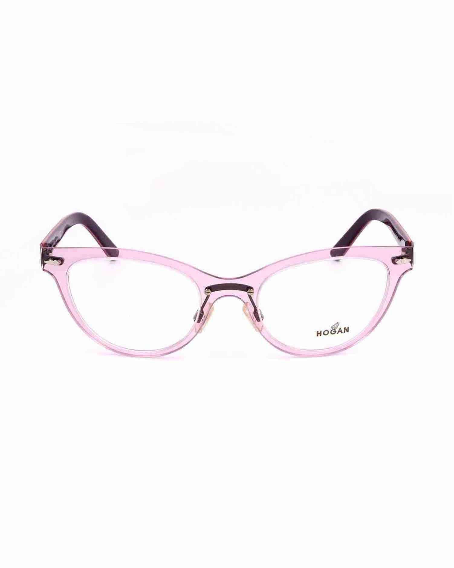 Hogan Plastic Purple Frame Eyeglasses