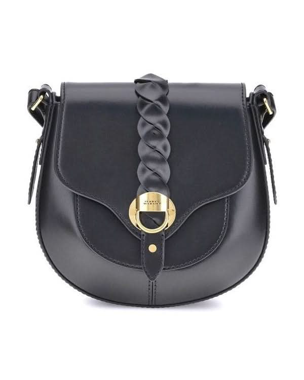 Isabel Marant Black Calf Leather Bos Taurus Shoulder Bag