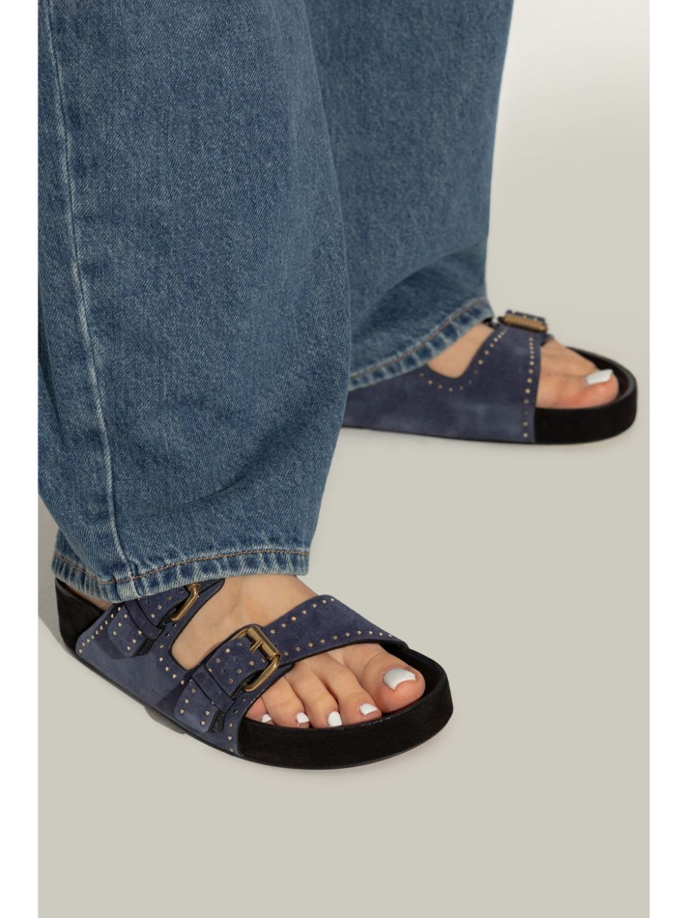 Isabel Marant Blue Sandals Glam Steals