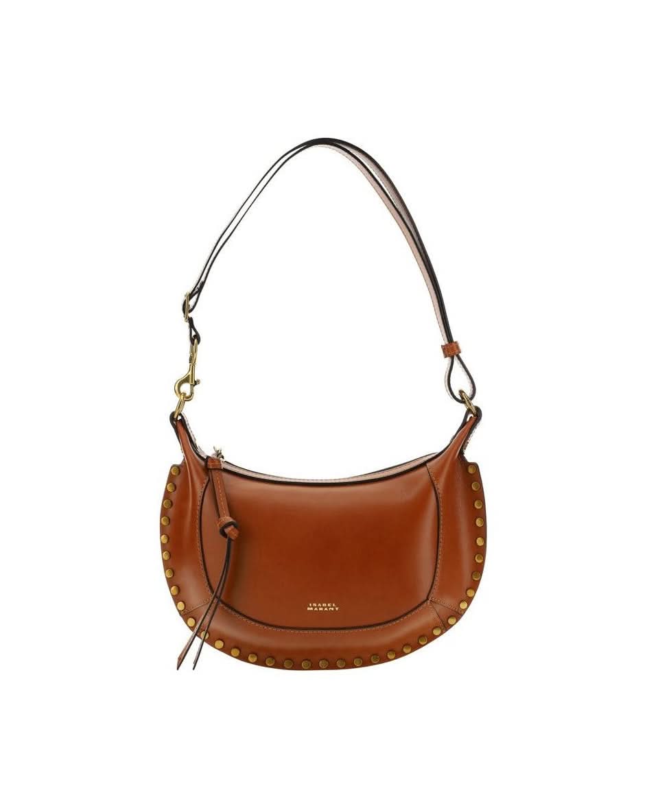 Isabel Marant Brown Calf Leather Bos Taurus Shoulder Bag