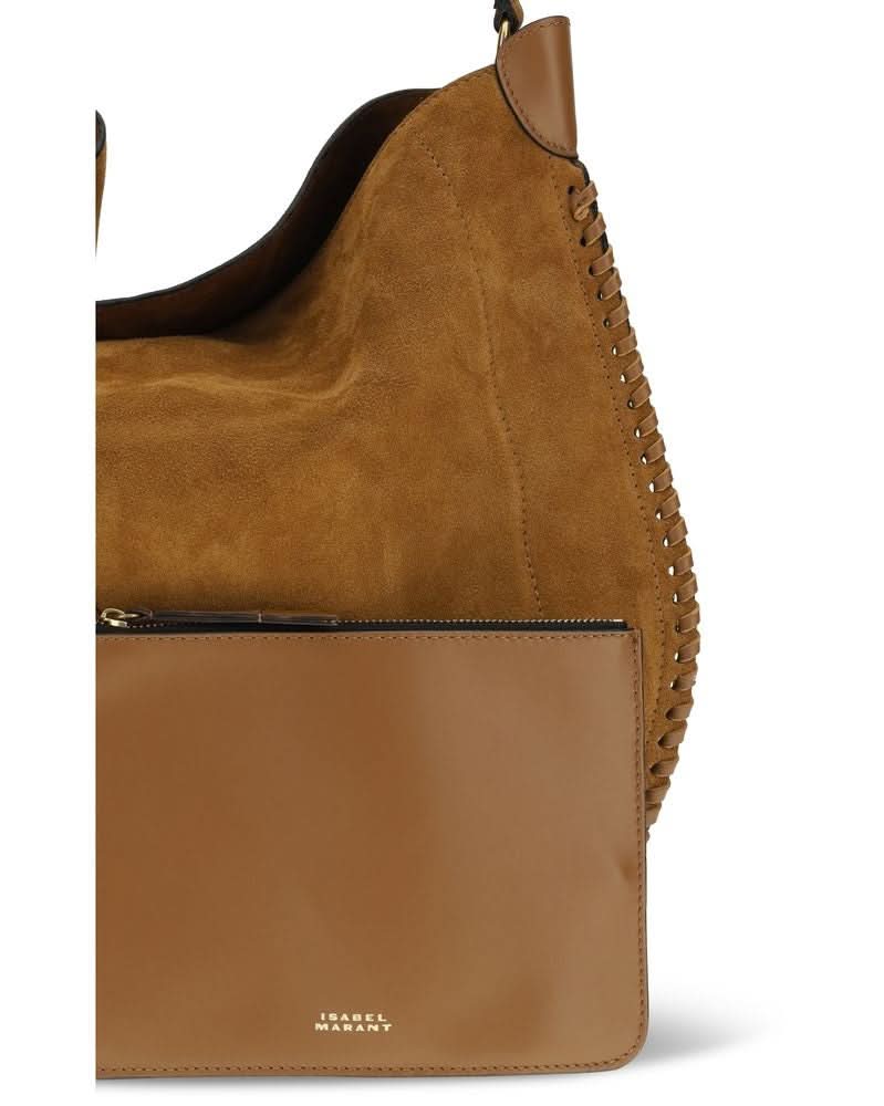 Isabel Marant Brown Calf Leather Bos Taurus Shoulder Bag