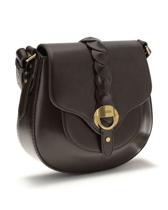 Isabel Marant Brown Calf Leather Bos Taurus Shoulder Bag