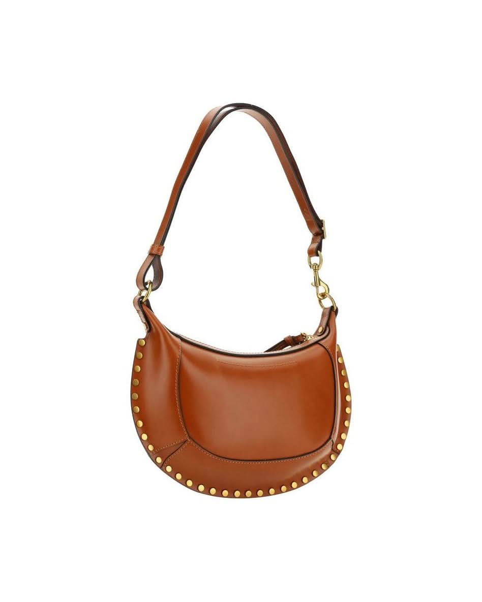 Isabel Marant Brown Calf Leather Bos Taurus Shoulder Bag