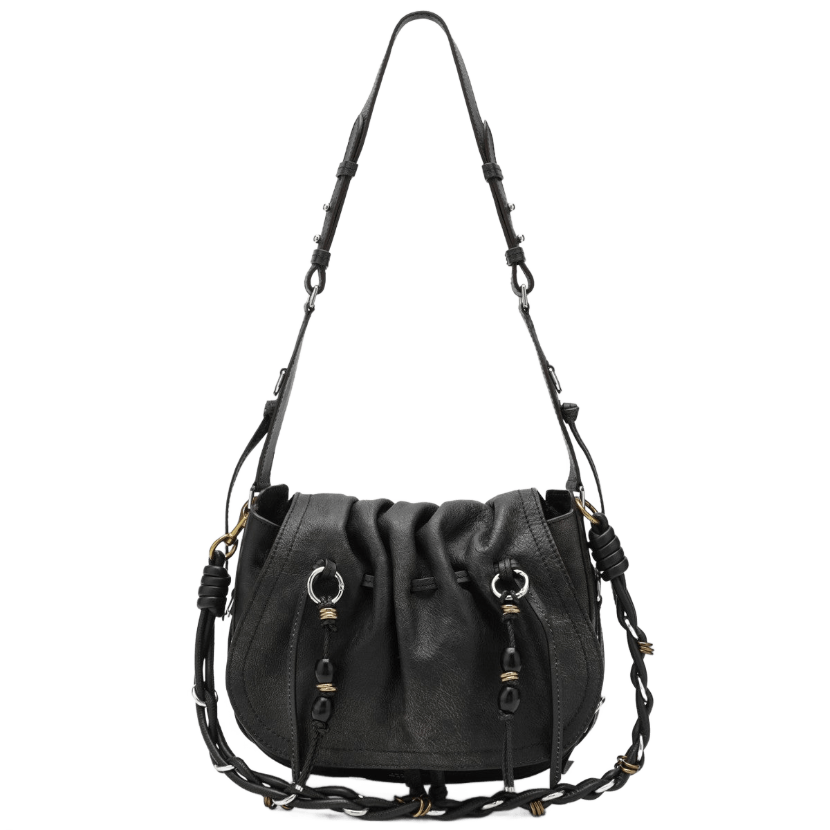Isabel Marant Brown Leather Bolton Vintage Bag Glam Steals