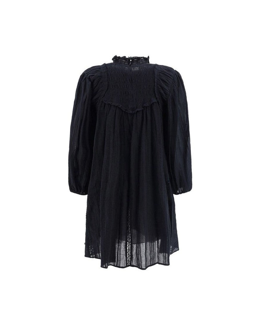 Isabel Marant Etoile Black Cotton Dress