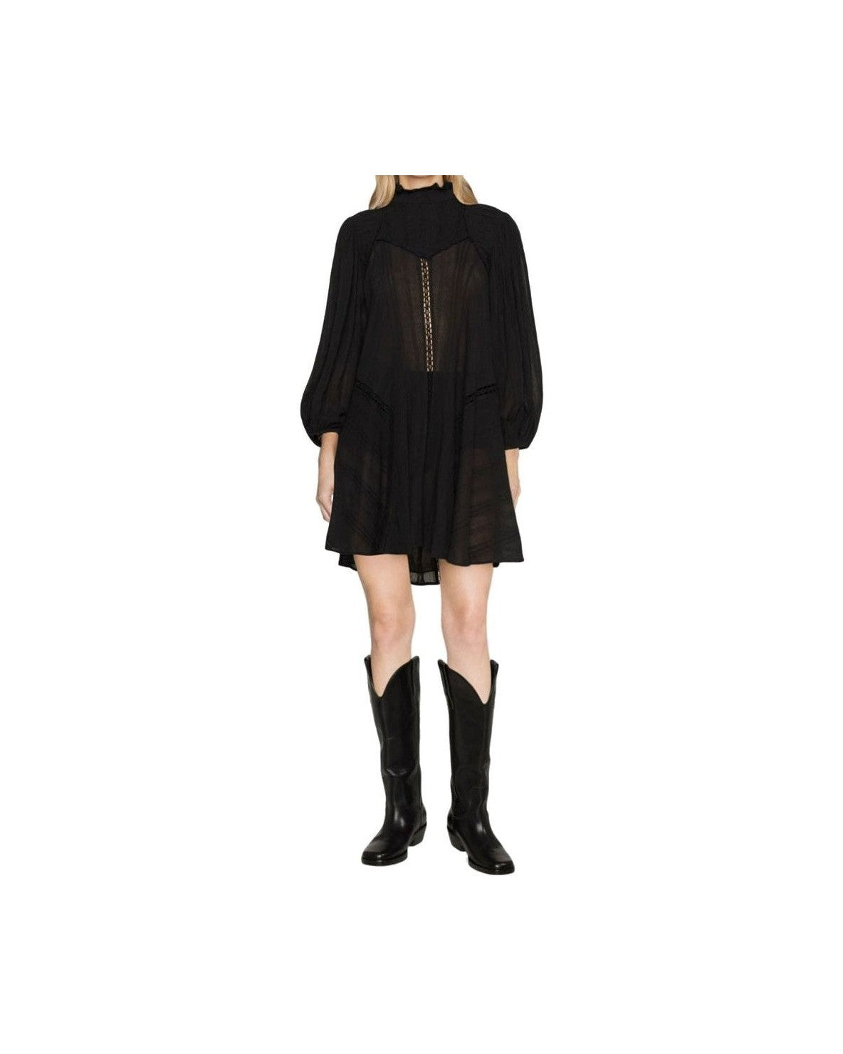 Isabel Marant Etoile Black Cotton Dress