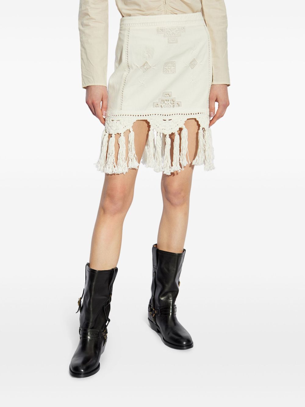 Isabel Marant White Skirt Glam Steals