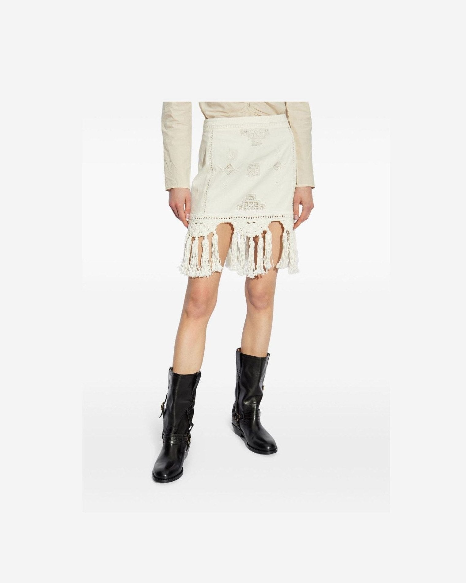 Isabel Marant White Skirt Glam Steals
