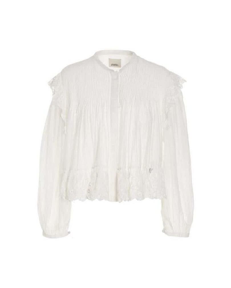Isabel Marant White Viscose Top Clothing Tops
