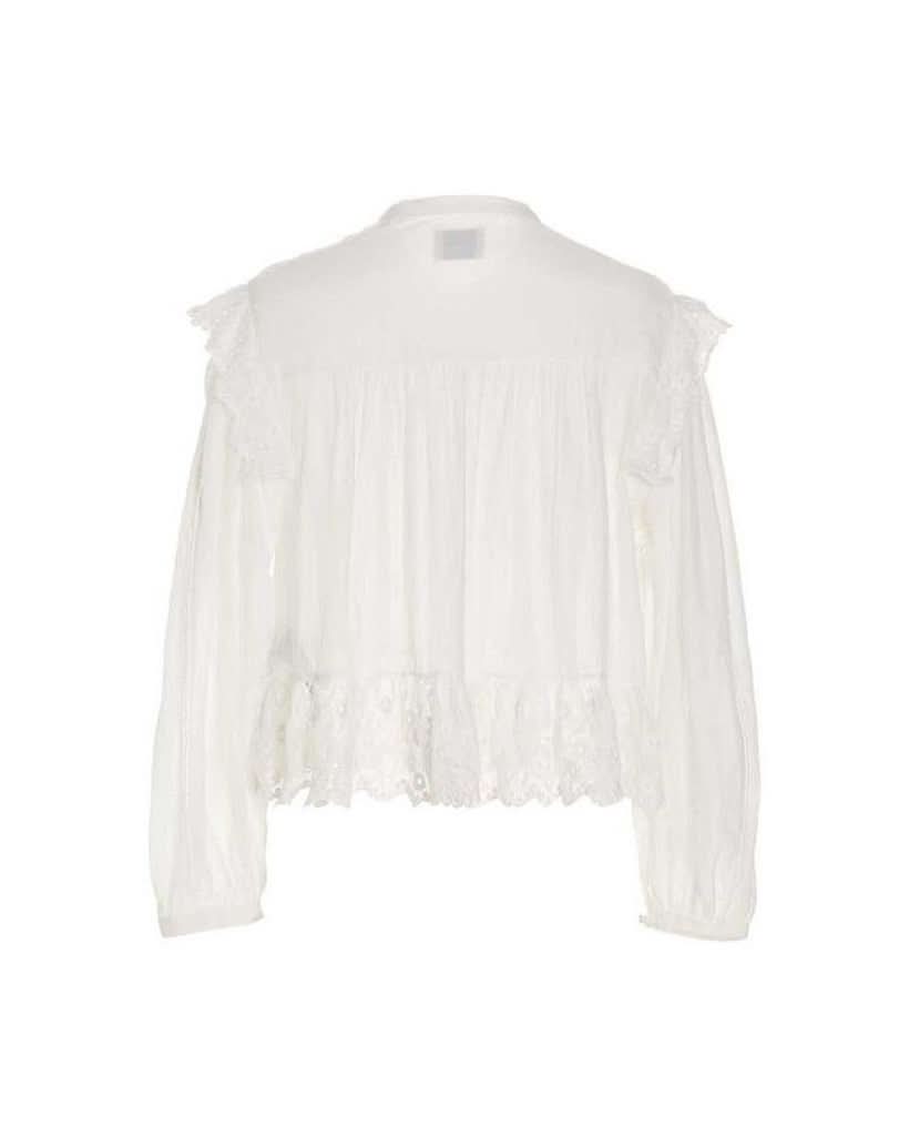 Isabel Marant White Viscose Top Clothing Tops