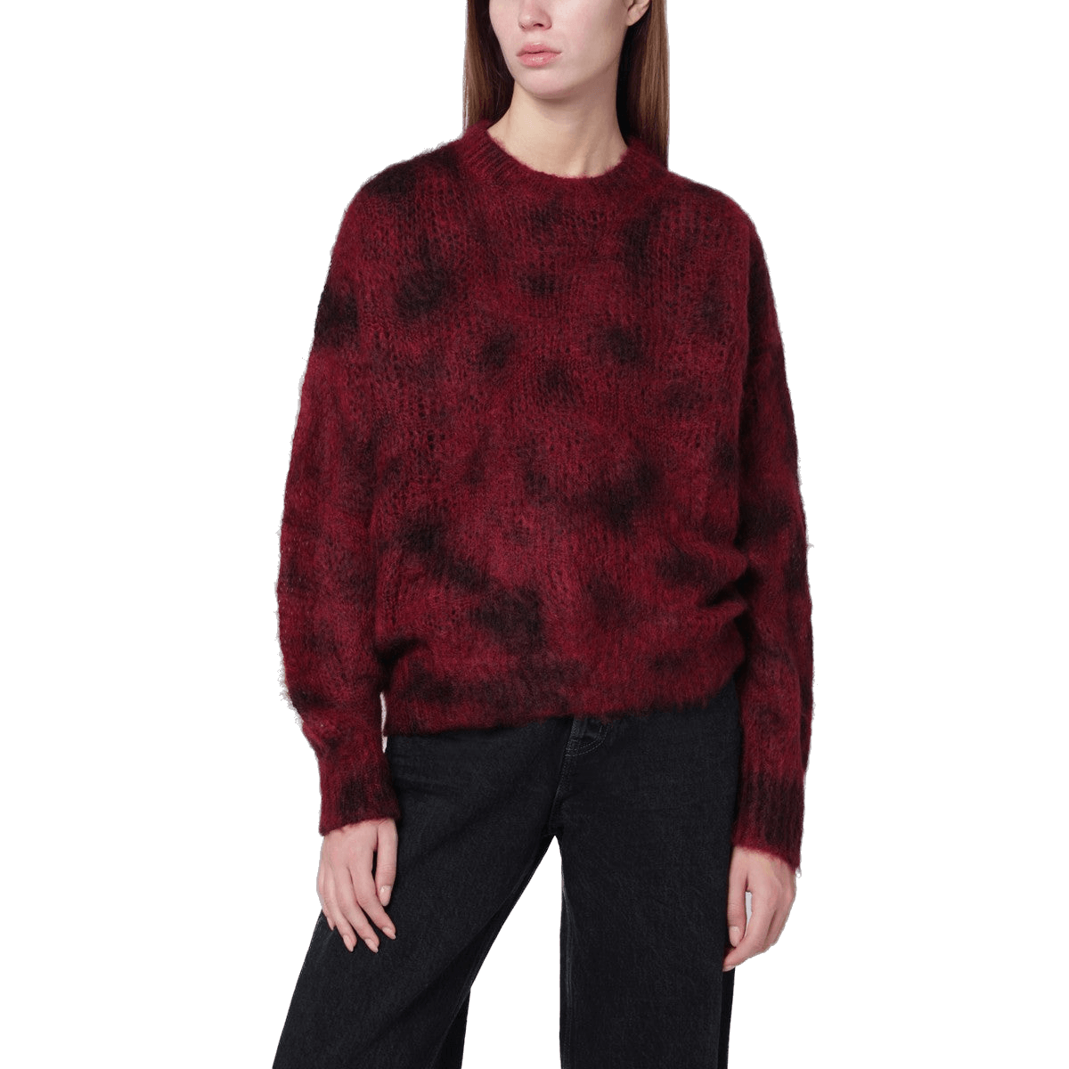 Isabel Marant Wool Myriam Sweater in Spray Effect Kid Mohair Glam Steals