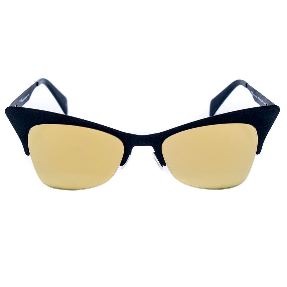Italia Independent Black Metal Sunglasses Glam Steals