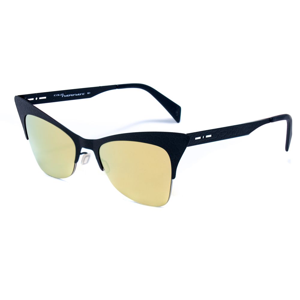 Italia Independent Black Metal Sunglasses Glam Steals