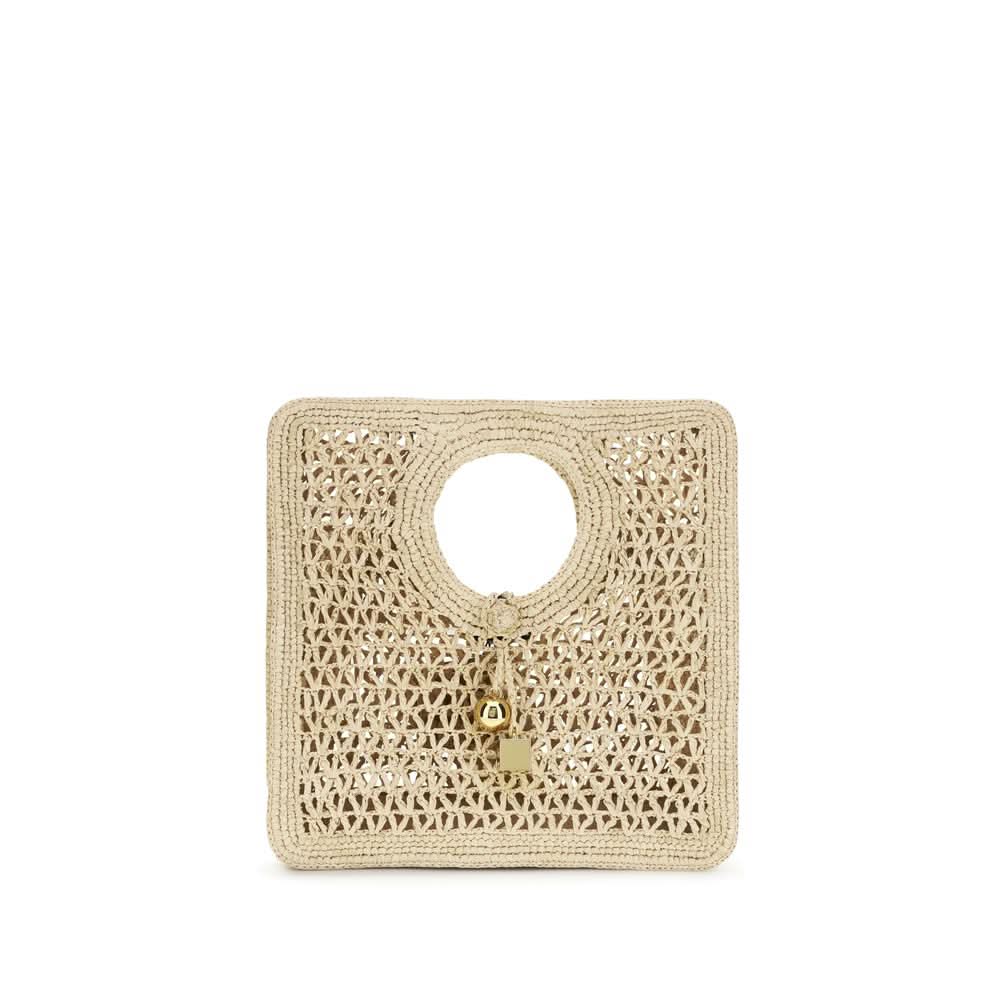Jacquemus Beige Raffia Handbag Glam Steals