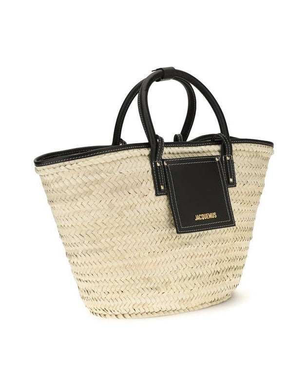 Jacquemus Beige Raffia Handbag Glam Steals