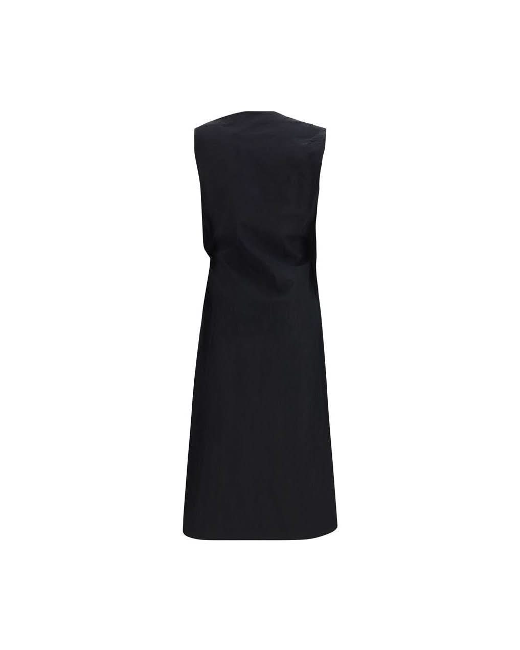 Jacquemus Black Cotton Casual Dress Glam Steals