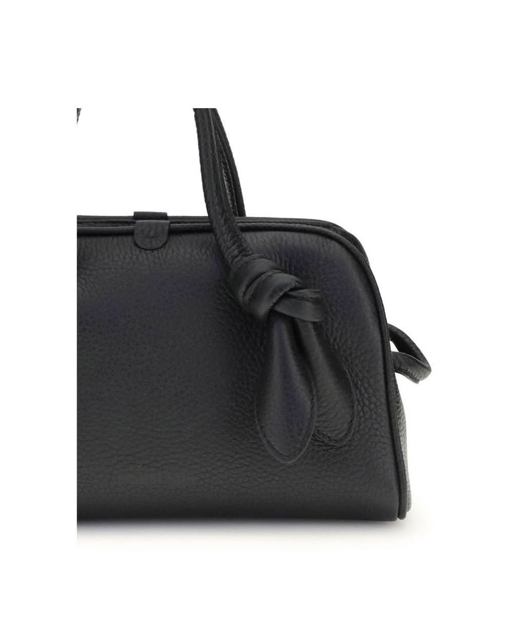 Jacquemus Black Leather Calf Bos Taurus Handbag Glam Steals
