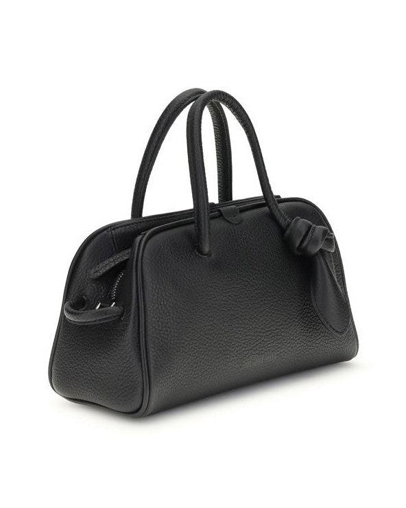 Jacquemus Black Leather Calf Bos Taurus Handbag
