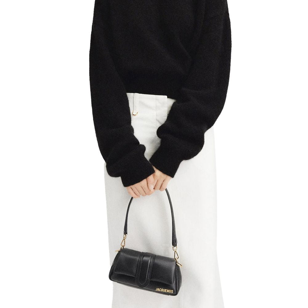 Jacquemus Black Leather Handbag Glam Steals