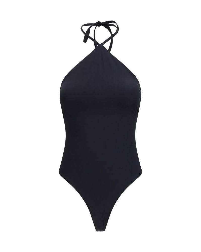 Jacquemus Black Polyamide One Piece Swimsuit Glam Steals