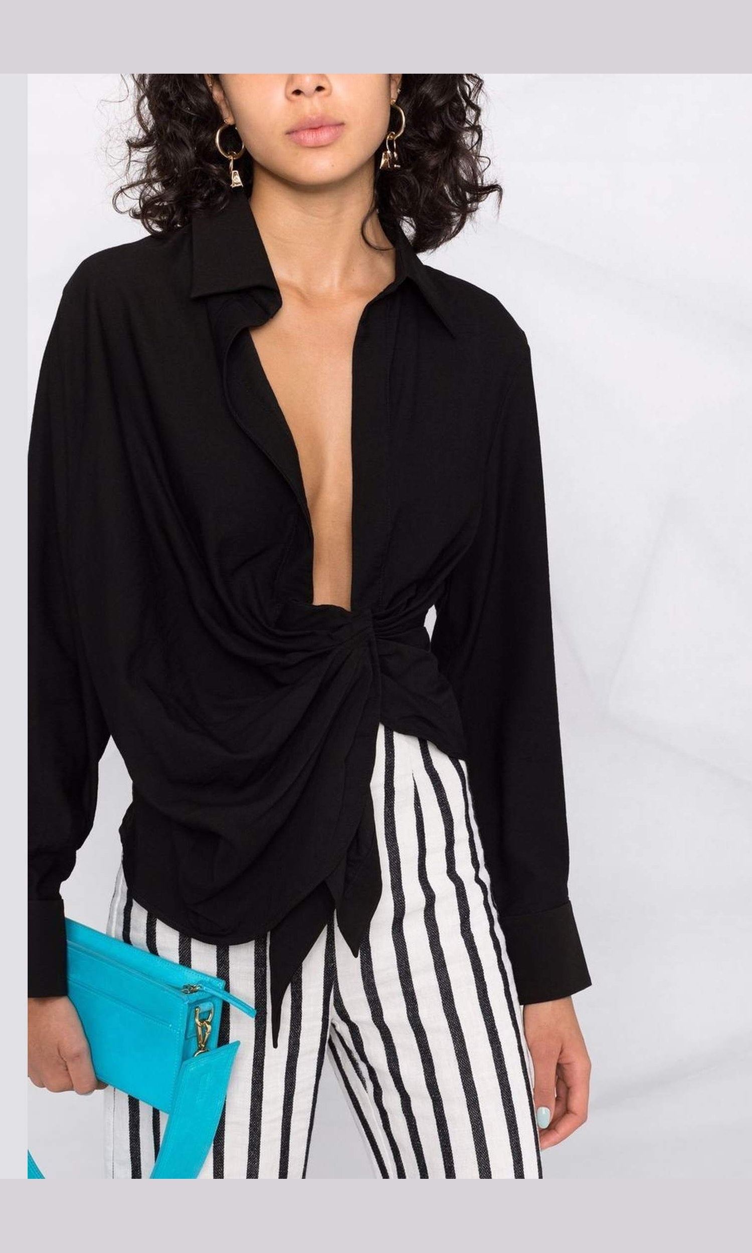 Jacquemus Black Shirt Glam Steals