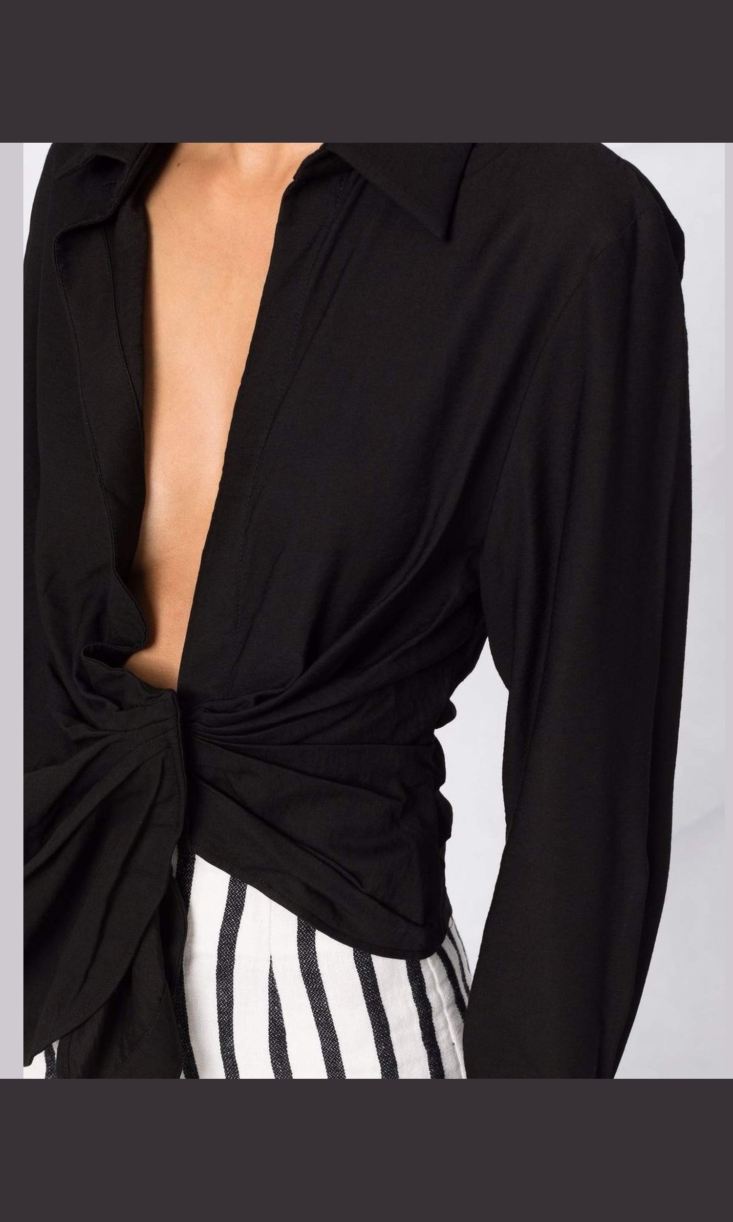 Jacquemus Black Shirt Glam Steals