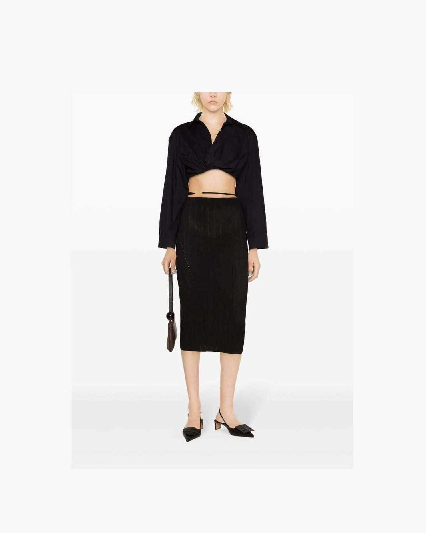 Jacquemus Black Skirt Glam Steals