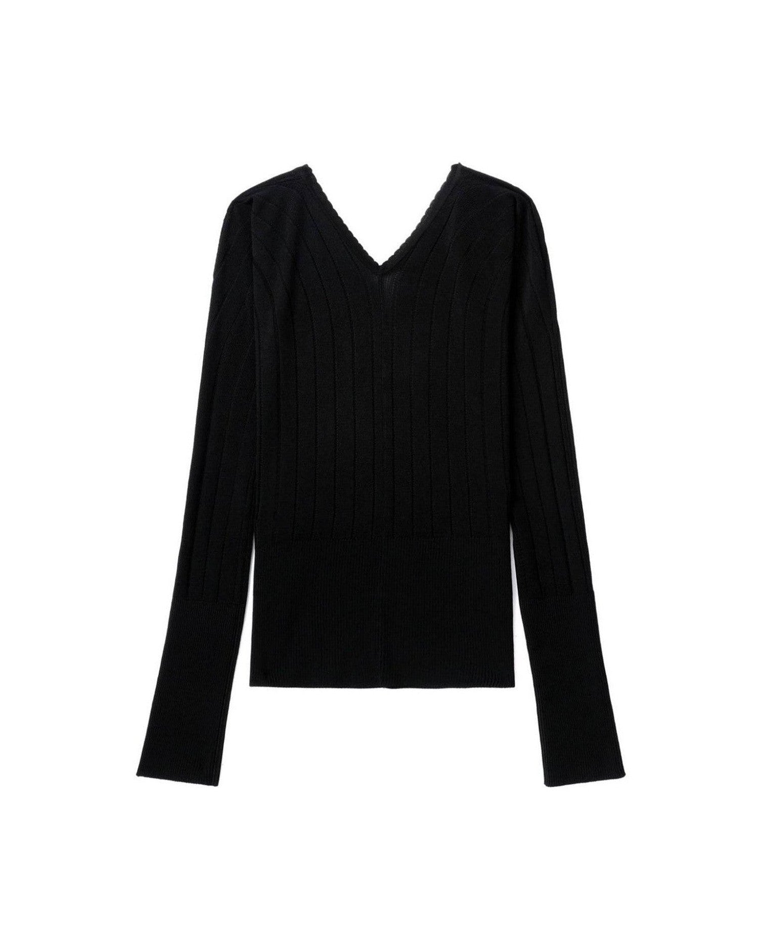 Jacquemus Black Top Sweaters