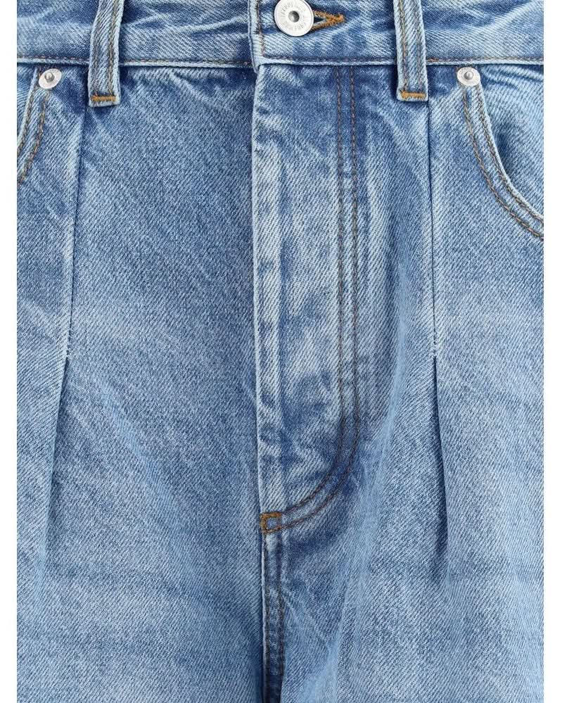 Jacquemus Blue Cotton Relaxed Fit Jeans