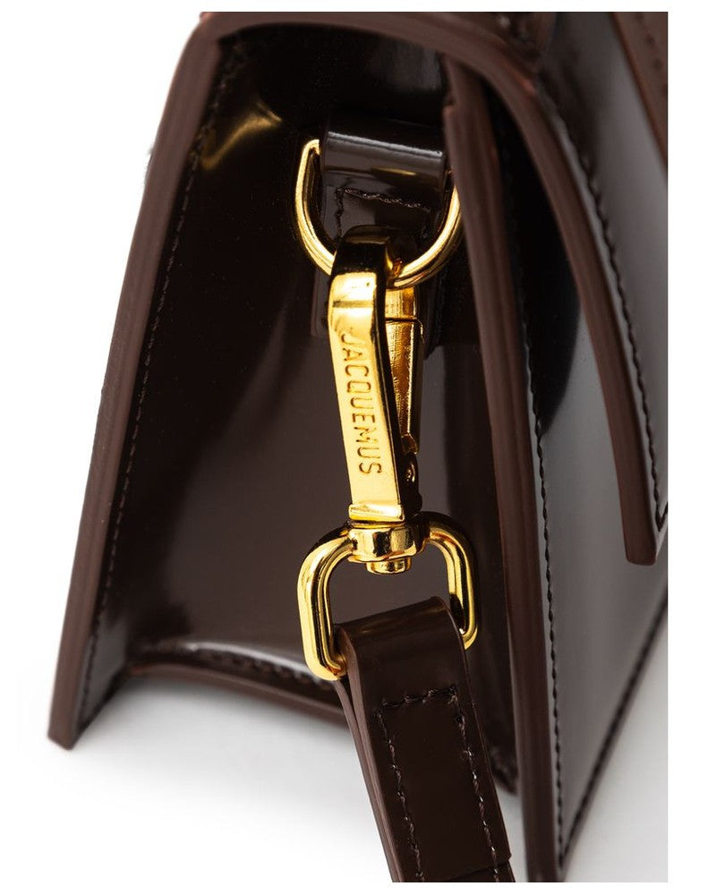 Jacquemus Brown Leather Le Grand Bambino Handbag Glam Steals