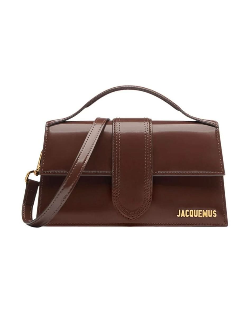 Jacquemus Brown Leather Midnight Le Grand Bambino Handbag