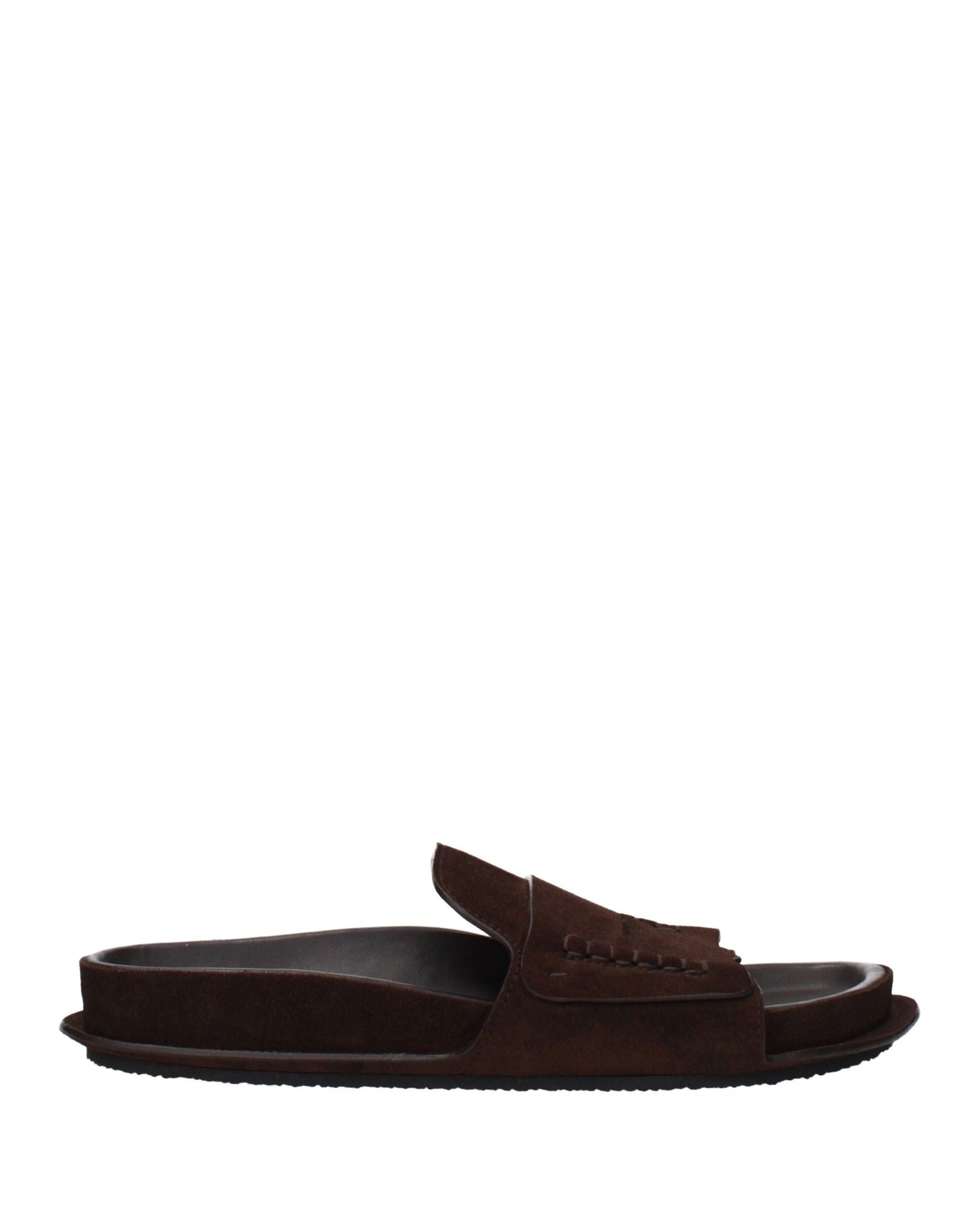 Jacquemus Brown Leather Slippers Glam Steals