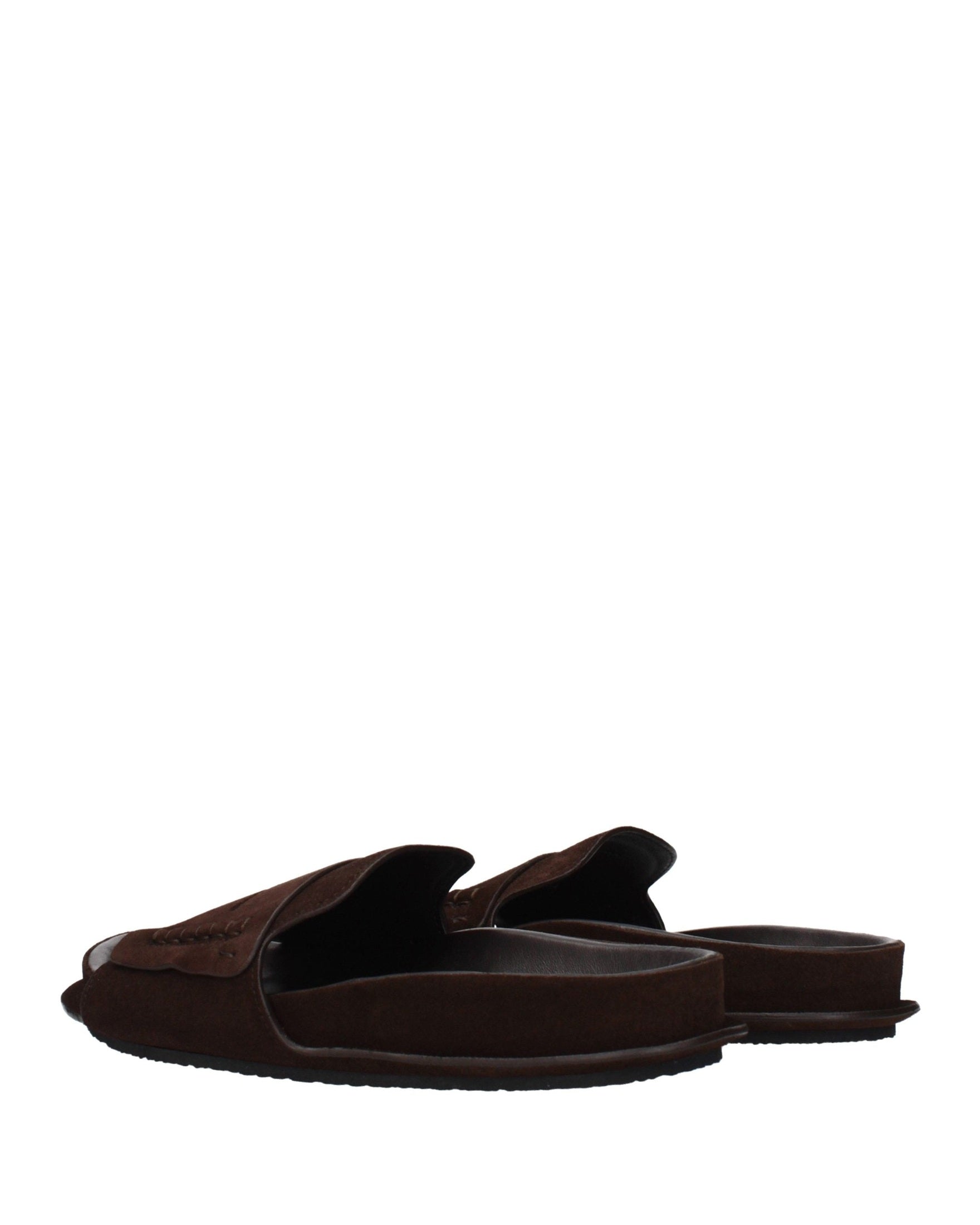 Jacquemus Brown Leather Slippers Glam Steals