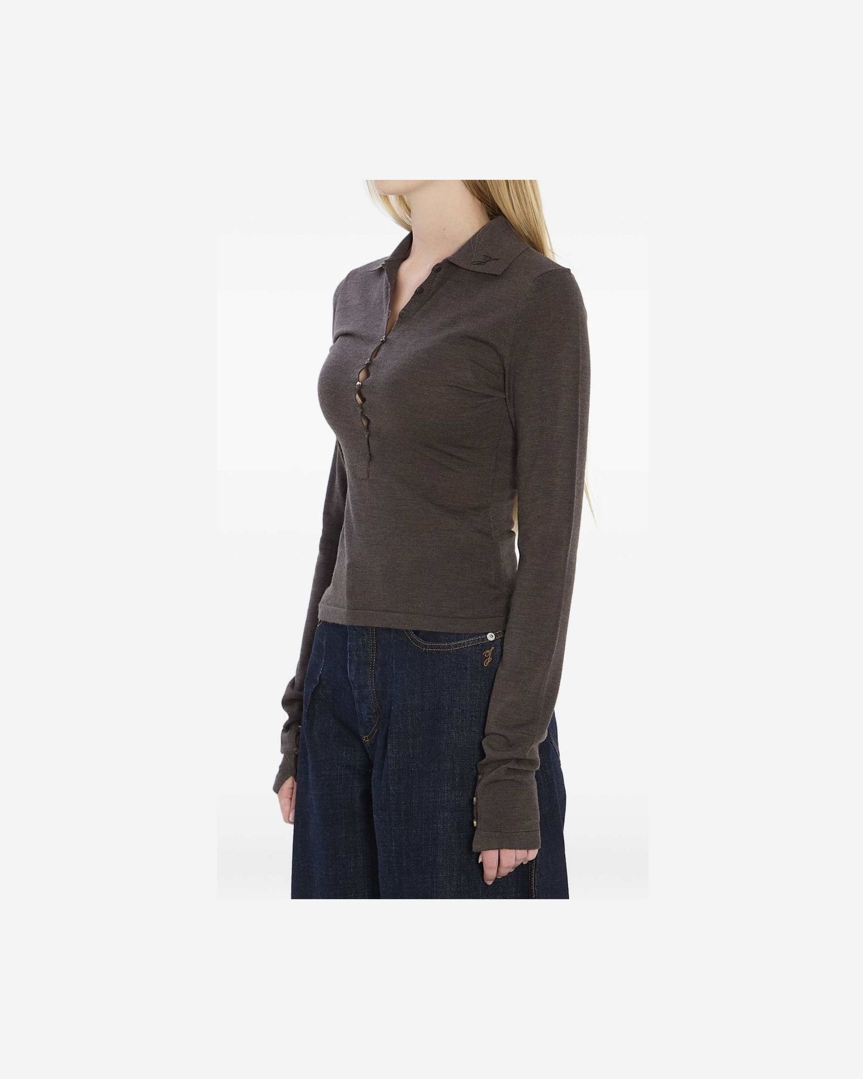 Jacquemus Brown T-shirt and Polo Glam Steals