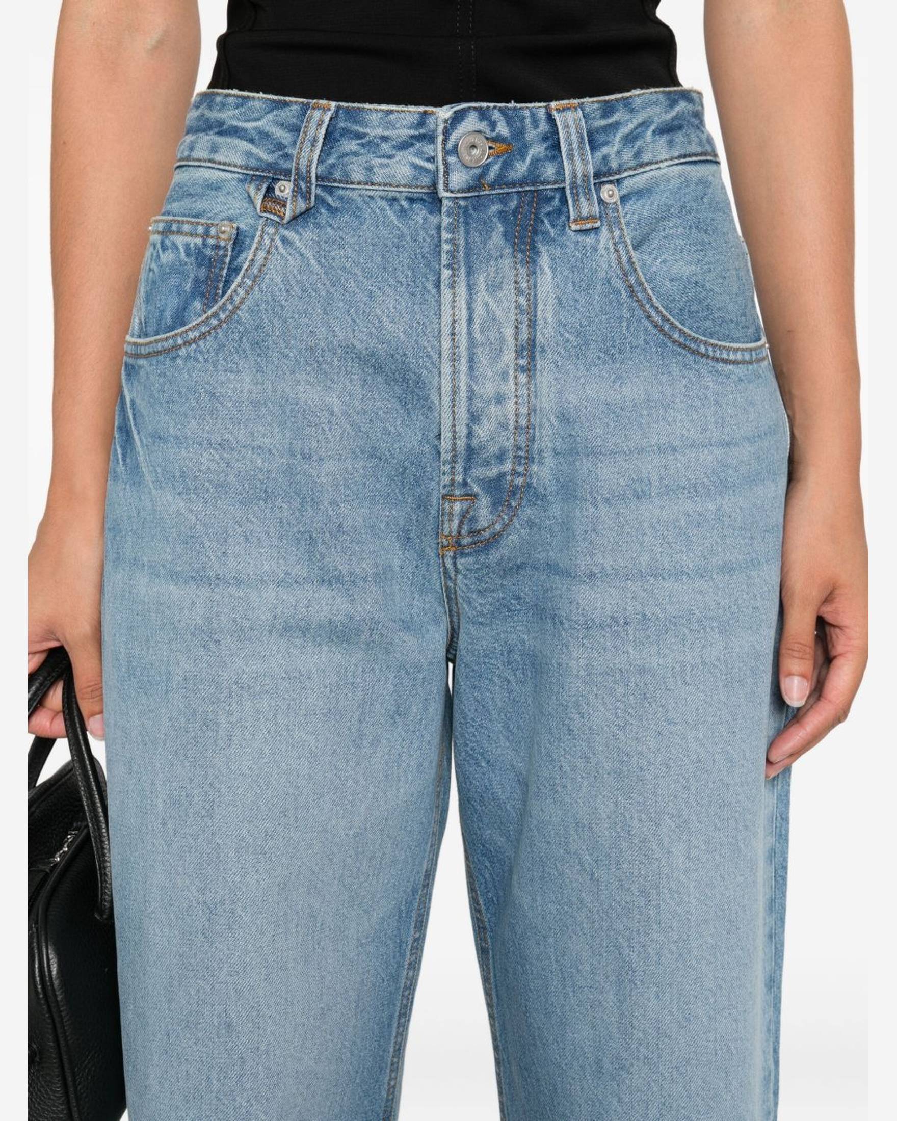 Jacquemus Clear Blue Jeans Glam Steals