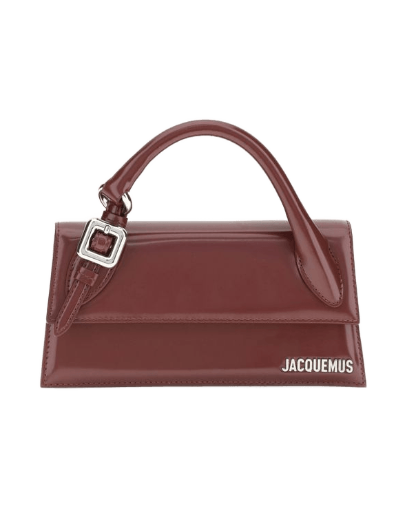 Jacquemus Calf Leather Bos Taurus Bordeaux Handbag Glam Steals