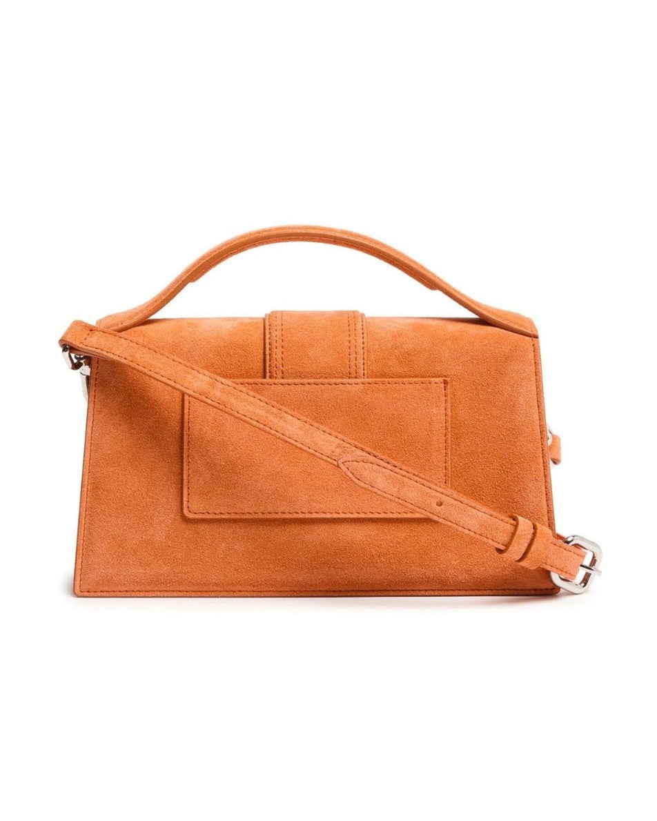 Jacquemus Leather Terracotta Le Grand Bambino Handbag