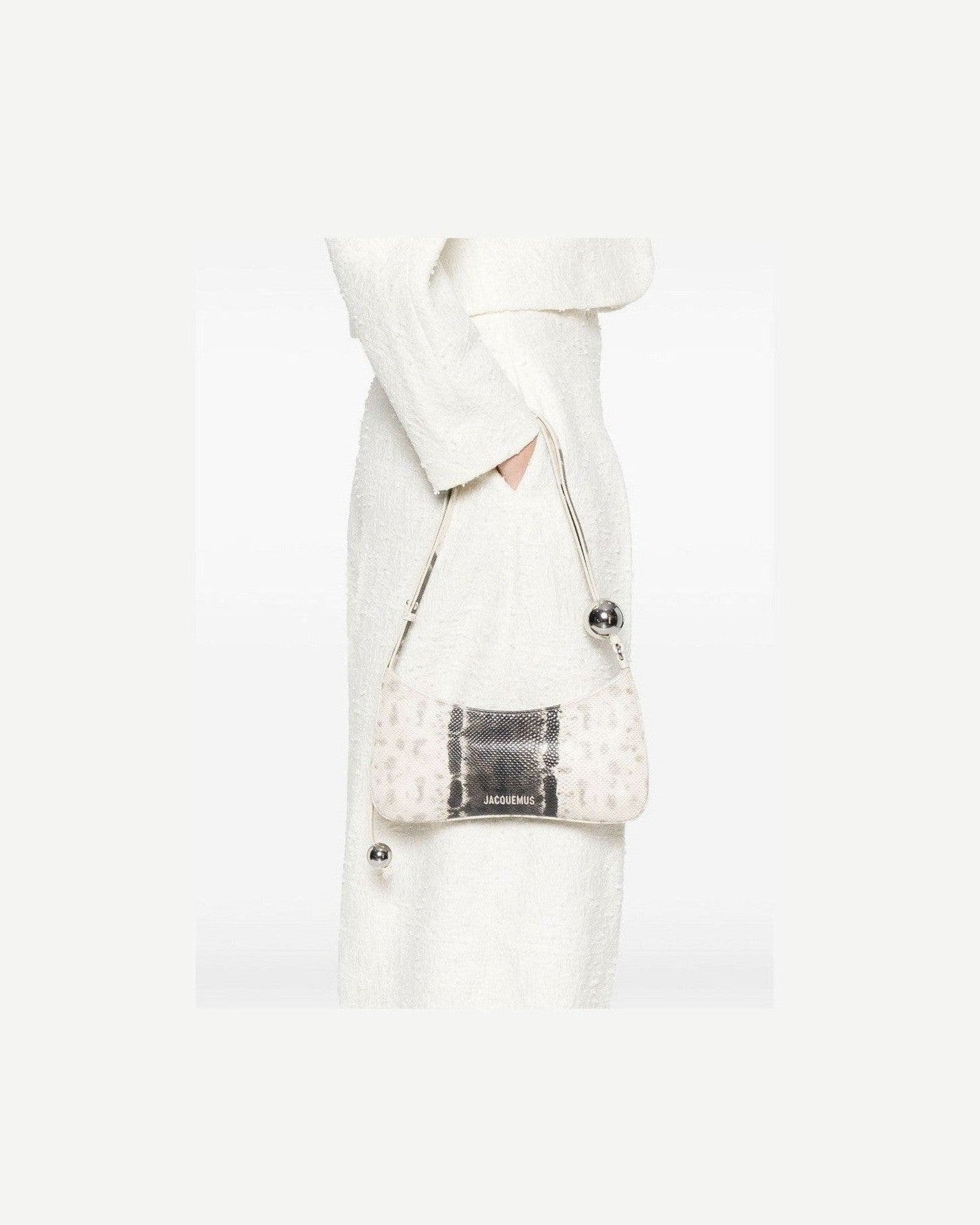 Jacquemus The Bisou Perle Ball Embellished Shoulder Bag Glam Steals