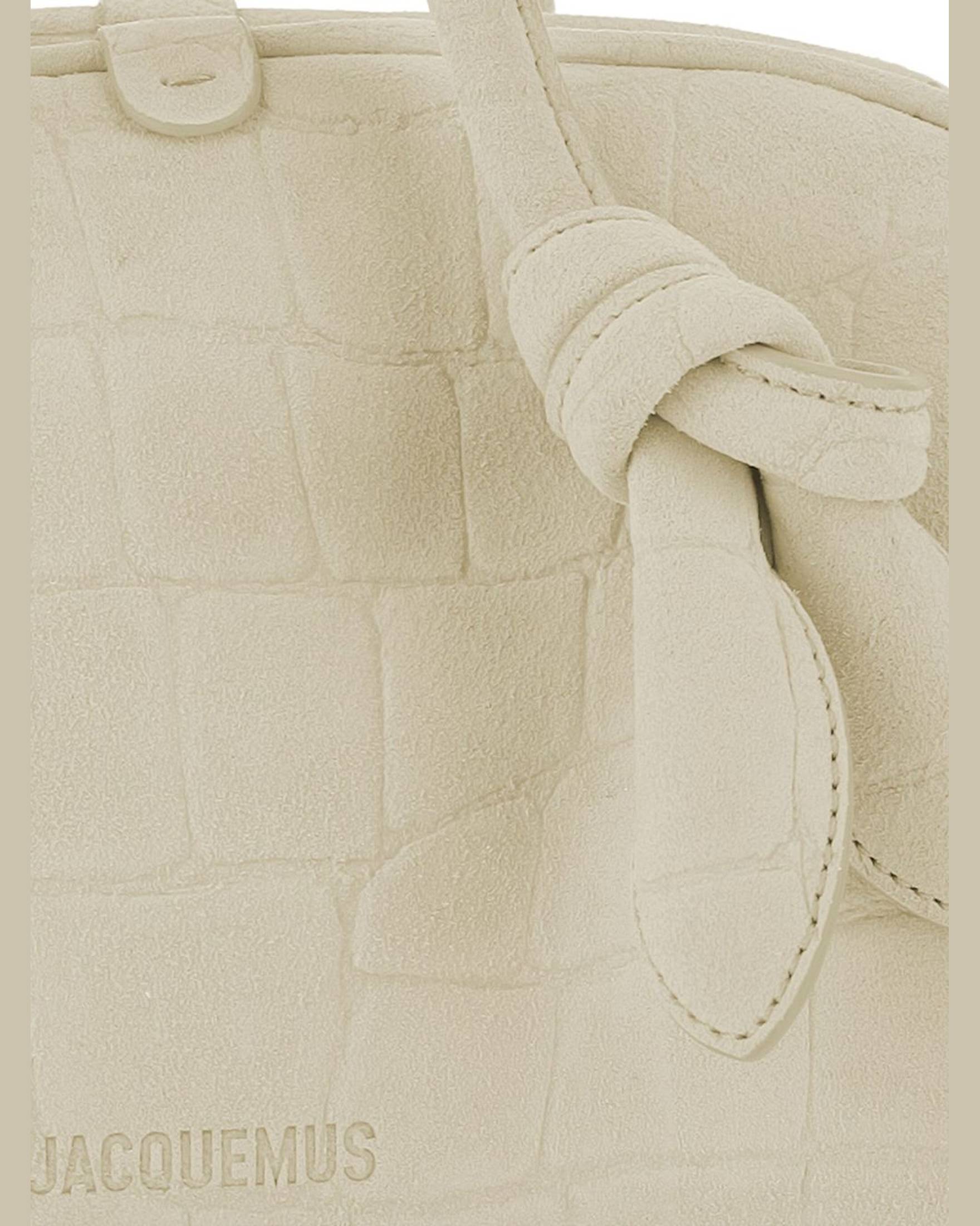 Jacquemus The Small Turismo Crocodile Effect Knotted Shoulder Bag Glam Steals