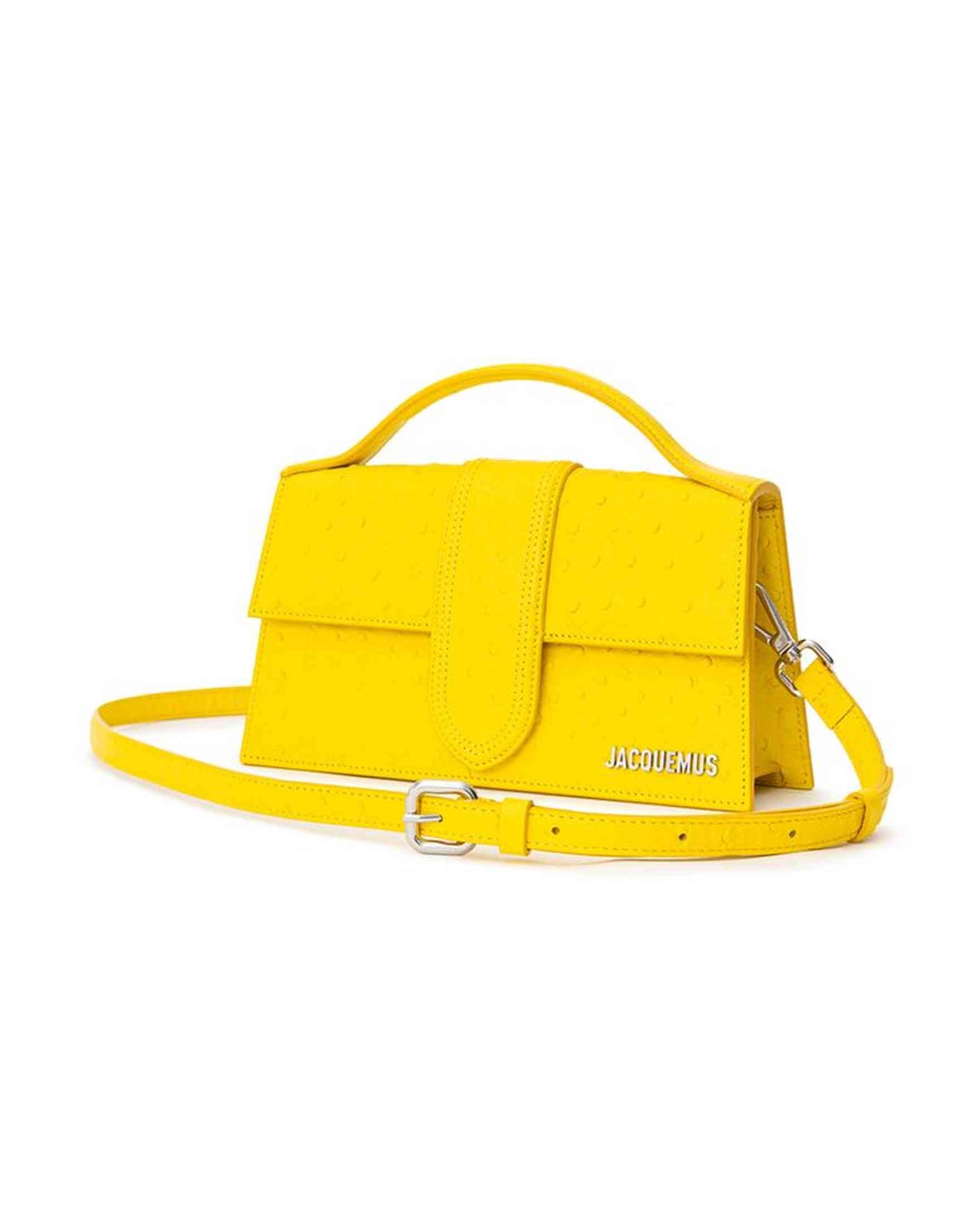 Jacquemus Yellow Leather Handbag Glam Steals
