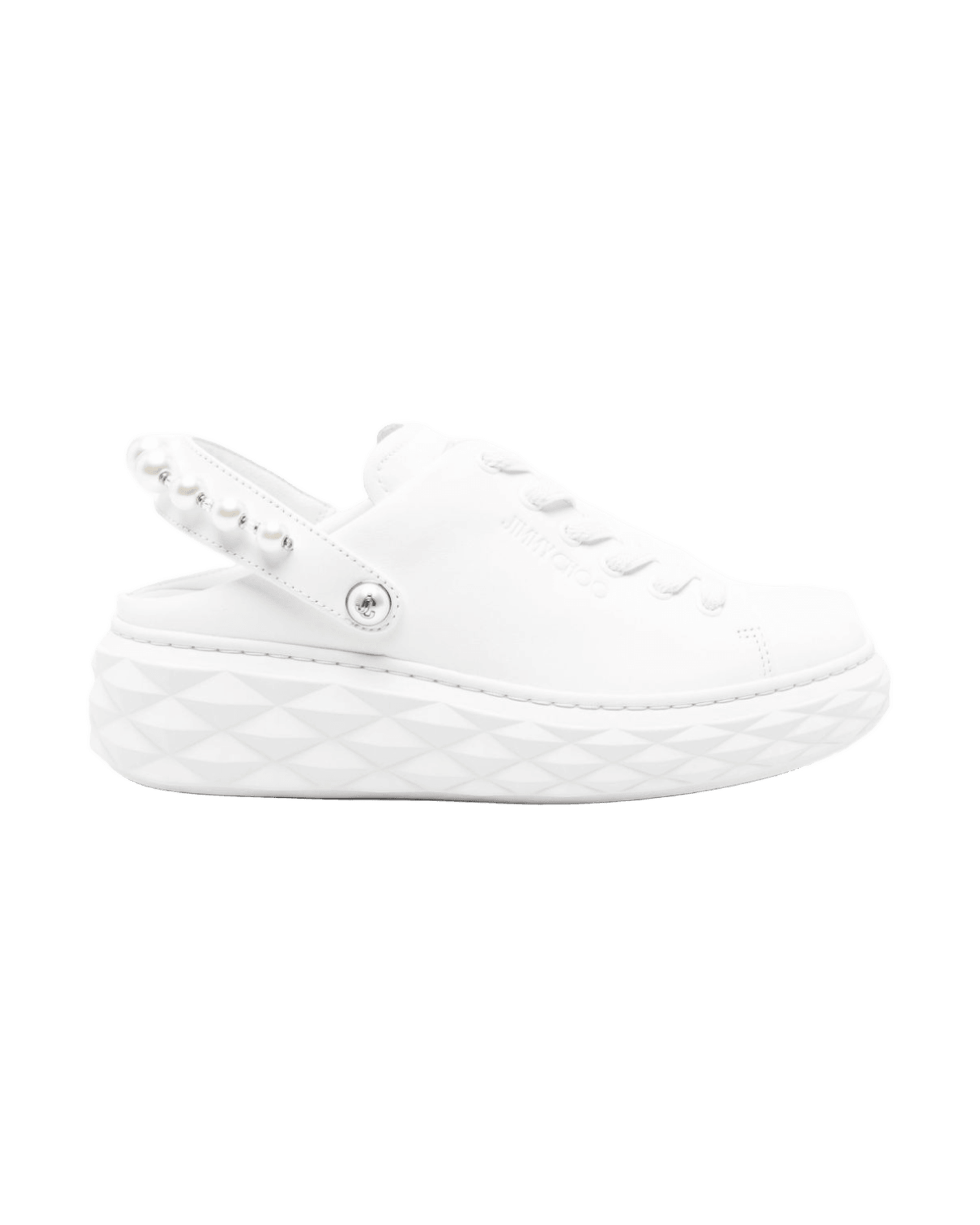 Jimmy Choo 50mm Pearl Slingback Platform Sneakers Glam Steals