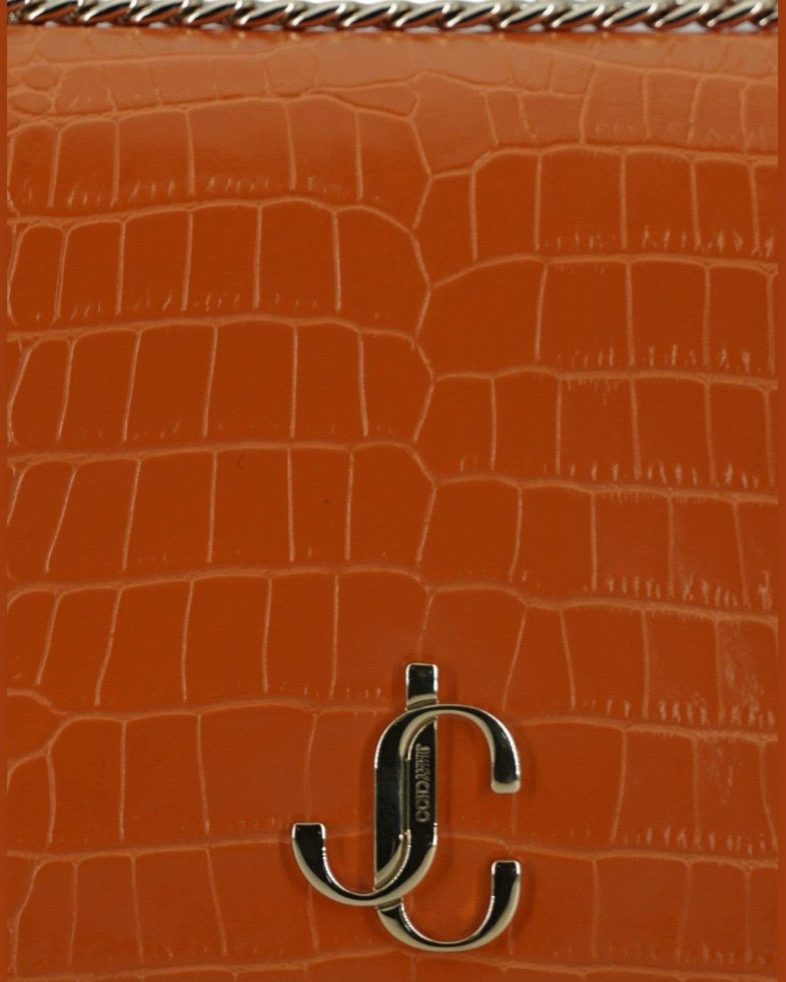 Jimmy Choo Amber Leather Shoulder Orange Bag Glam Steals